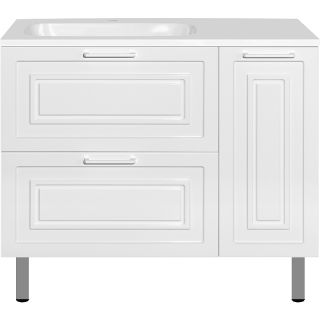 Тумба под раковину Style Line Альба левая 90 белый ЛС-000010052